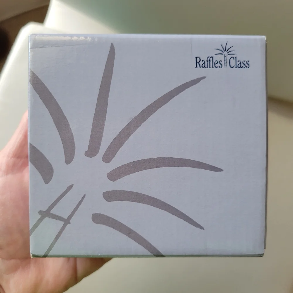 Singapore Airlines Crystal Cordial Glasses (2) ~ First Class Perk  Raffles Class
